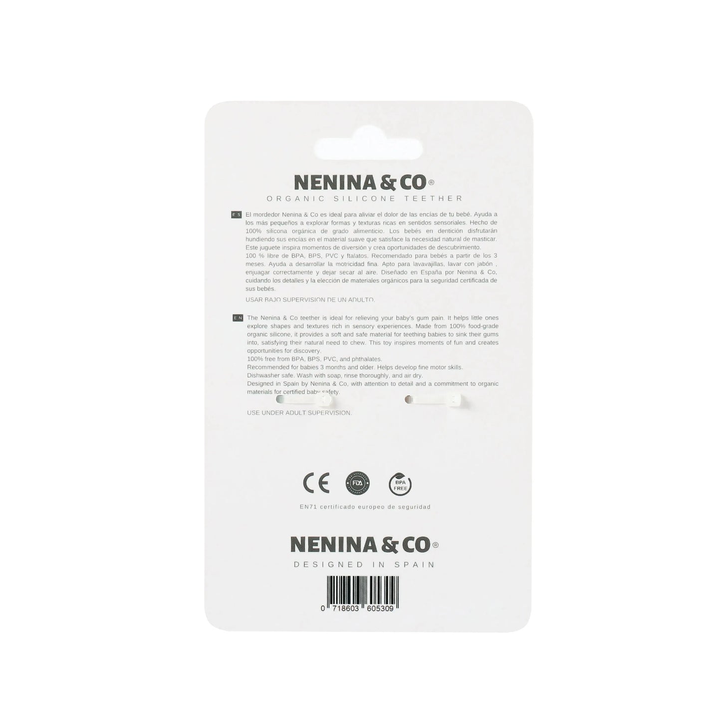 New Mordedor Marino Nenina & Co 100 % Silicona Orgánica