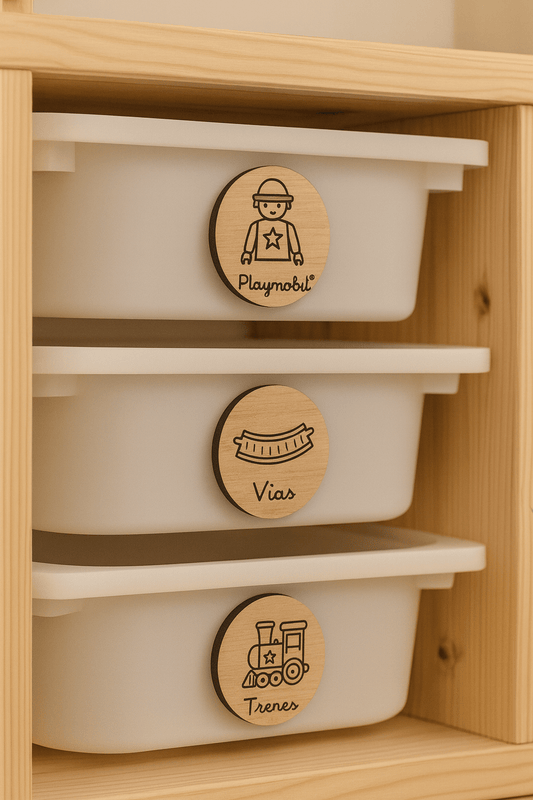 Placas organizadores de juguetes