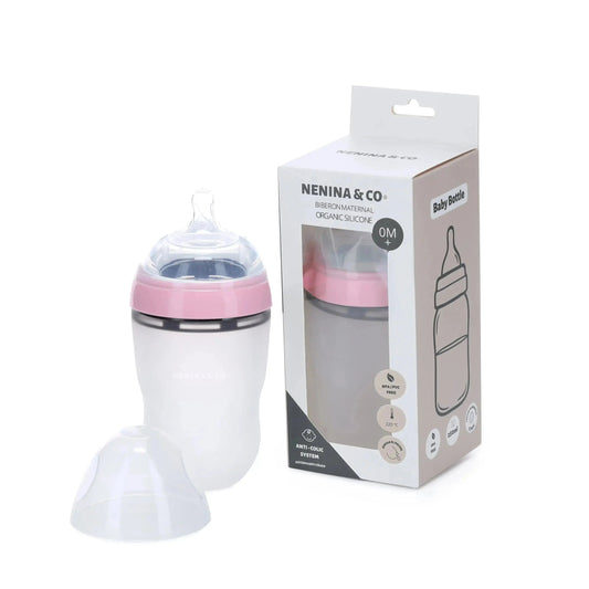 Biberon de silicona como el pecho de mamá Nenina & Co