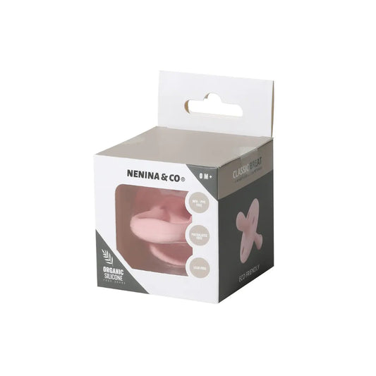 Kit Nenina & Co Rosa pálido + Rosa Chicle| 2 Chupetes + 2 Chupeteros + Guardachupete