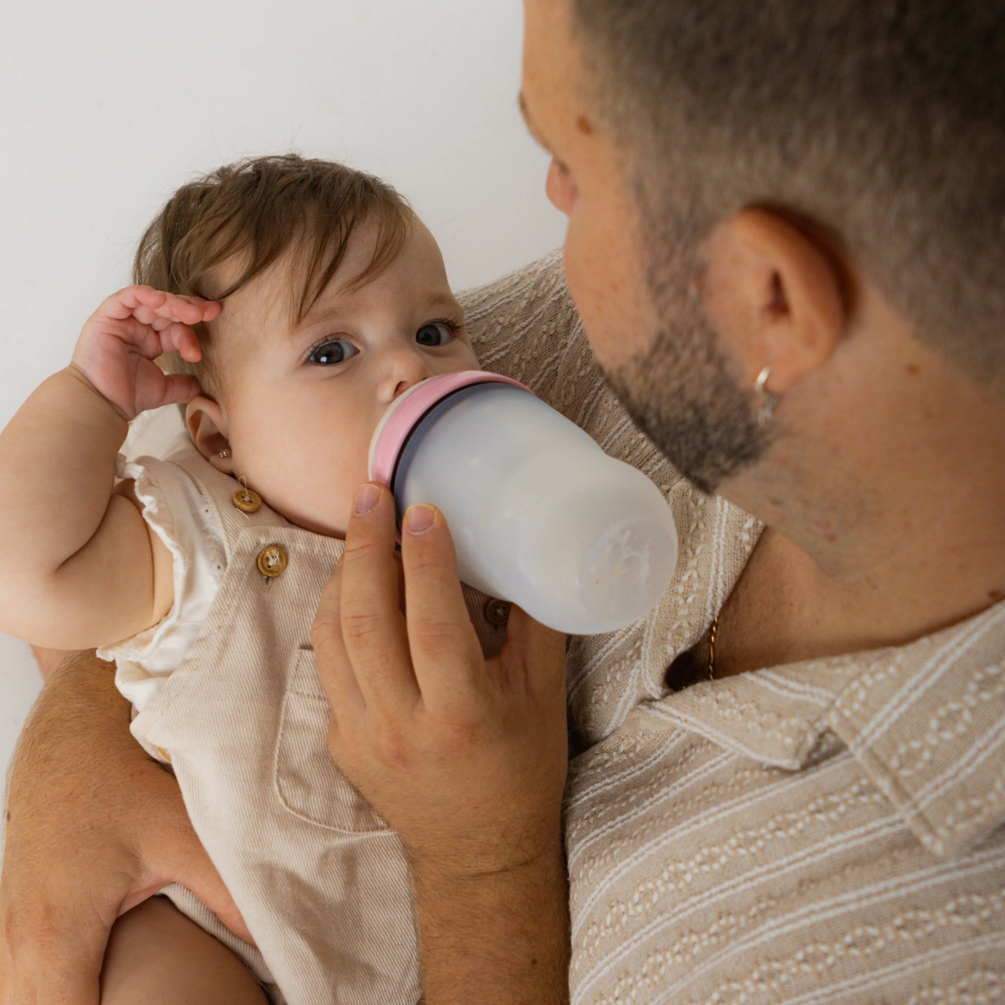 Pack Biberon flujo lento + Chupete Clásico Rosa Chicle Nenina & Co