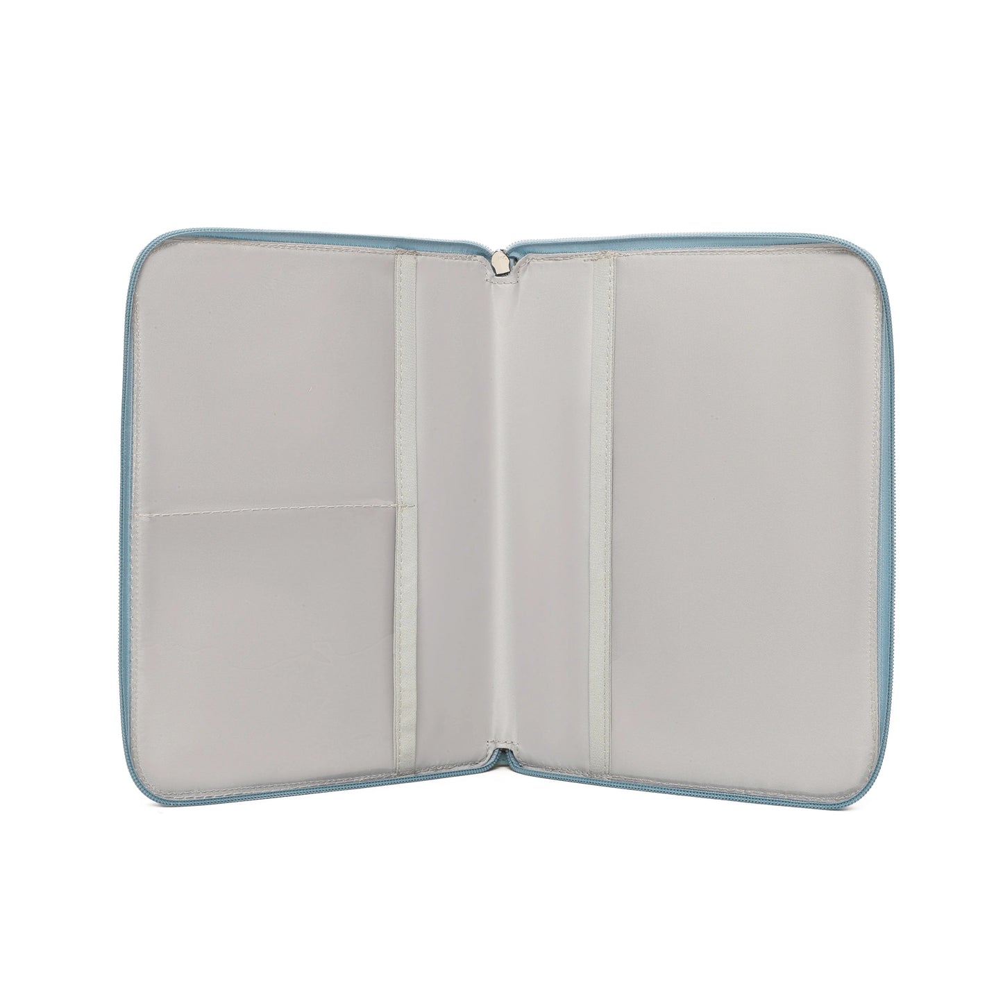 Pack Nacimiento Bebé: Portadocumentos + Neceser de Eco Piel MIREM Dusty Blue | Nenina & Co