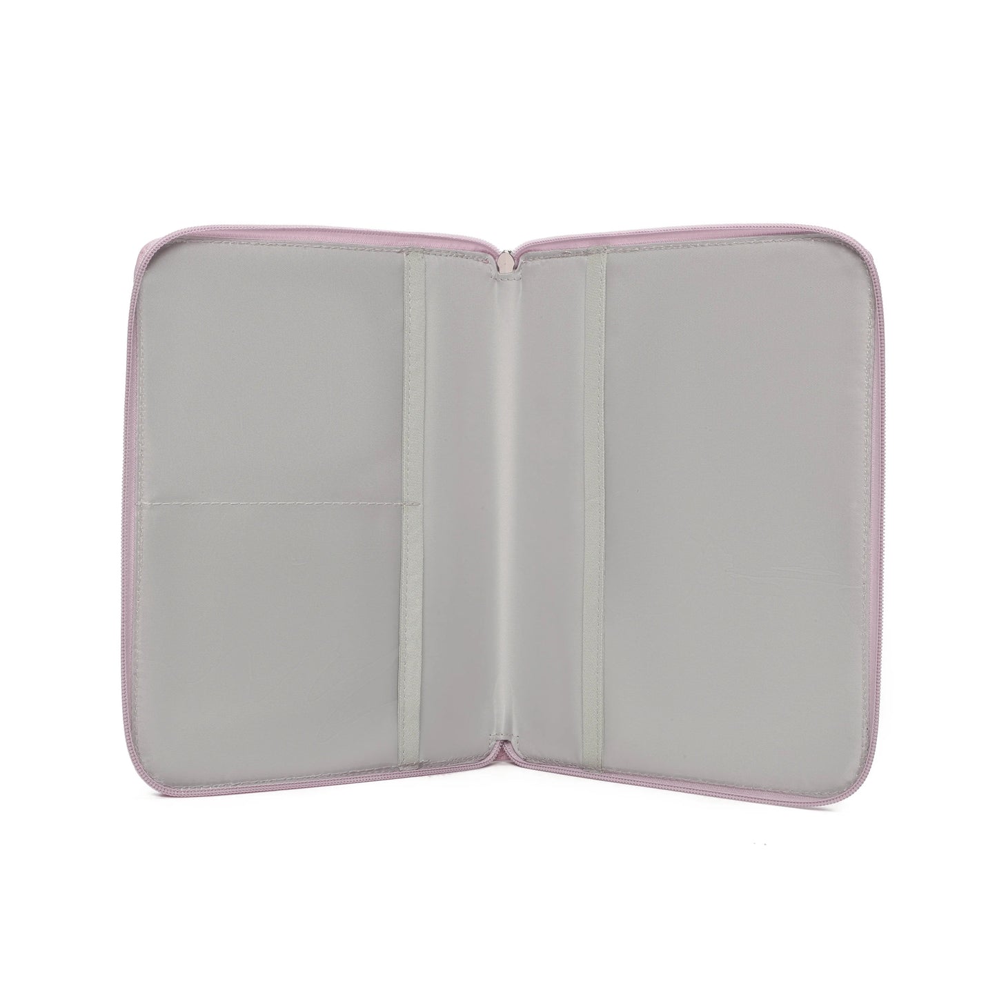 Pack Nacimiento Bebé: Portadocumentos + Neceser de Eco Piel MIREM Rosa pálido | Nenina & Co