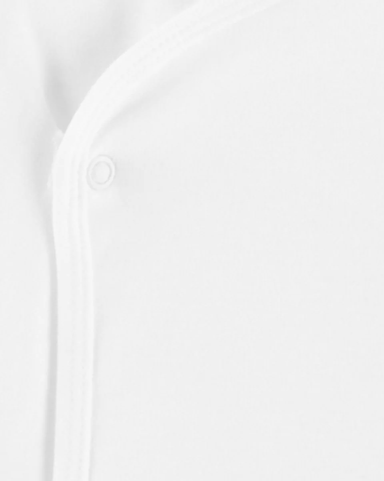 Pack cuatro batitas con diseño blanco liso