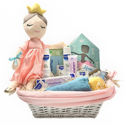 Cesta Regalo Nacimiento Bebé Lady Princesa | Mustela