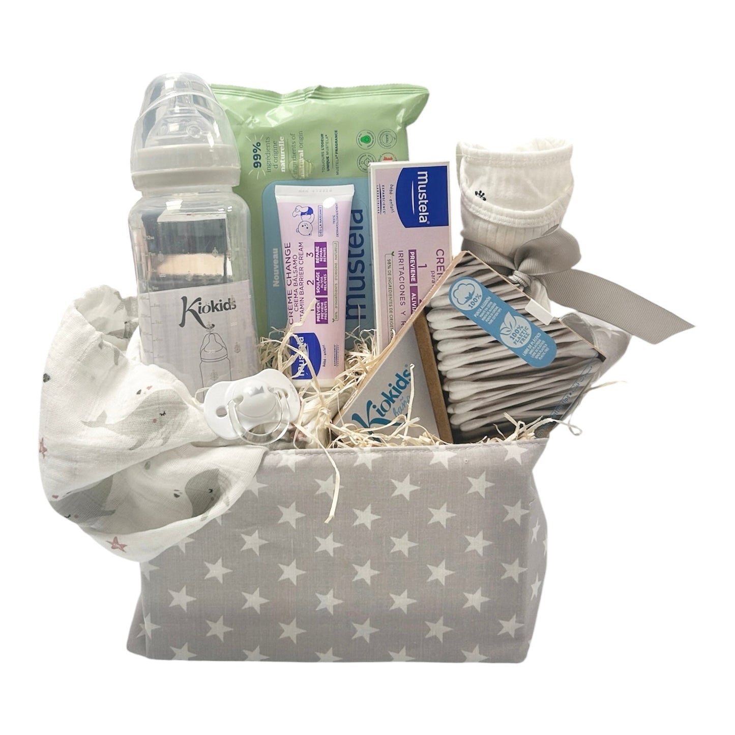Canastilla Nacimiento Bebé Estrellita | Regalo Recién Nacido Mustela