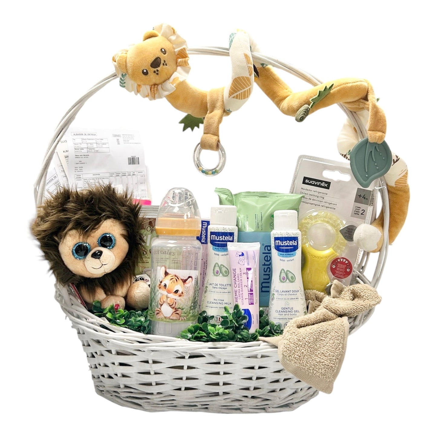 Canastilla nacimiento baby lion