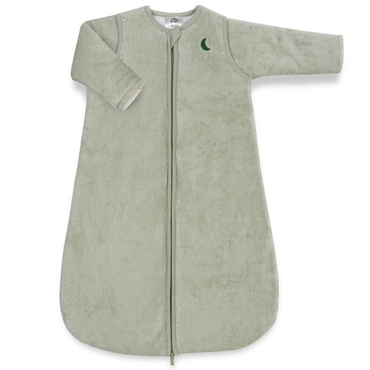 Saco de dormir para bebé verde con mangas extraíbles SACO08-09 Interbaby