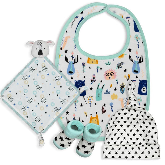 Coffret cadeau bébé 5 pièces – 100 % coton Prawn Star 10734