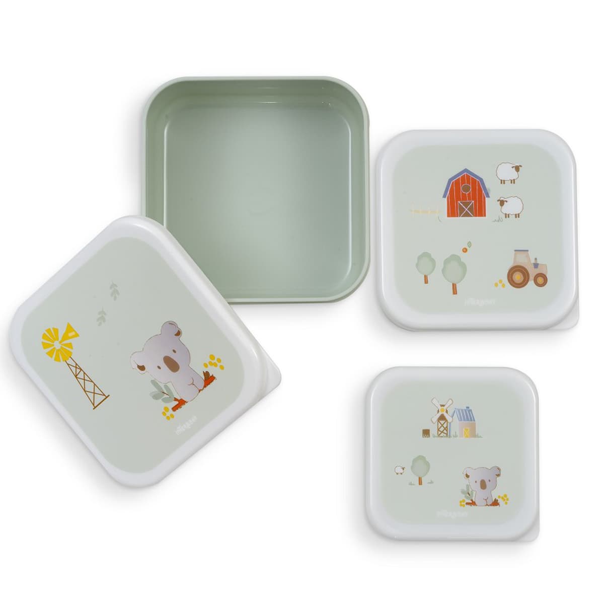 Set de 3 tuppers para bebé Koala | Interbaby