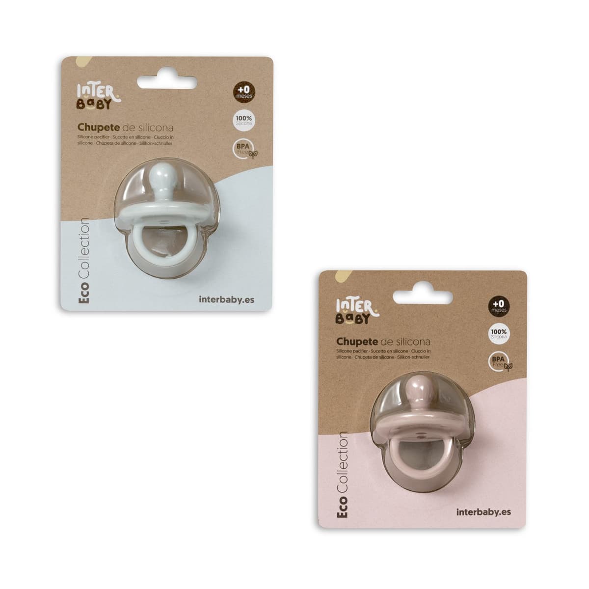 Chupete de silicona para bebé INTERBABY SI015