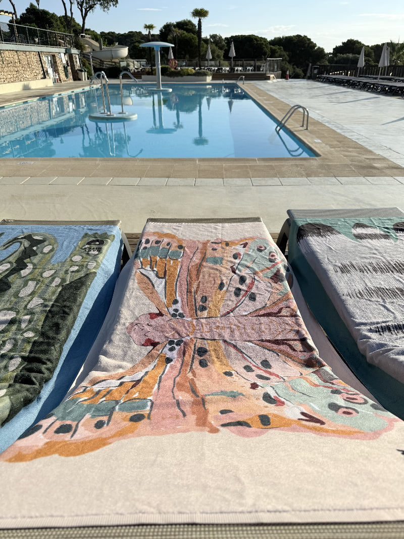 Animal Towel Butterfly