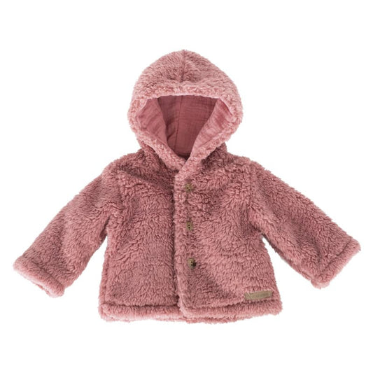 Abrigo de bebé con capucha CALAMARO nude