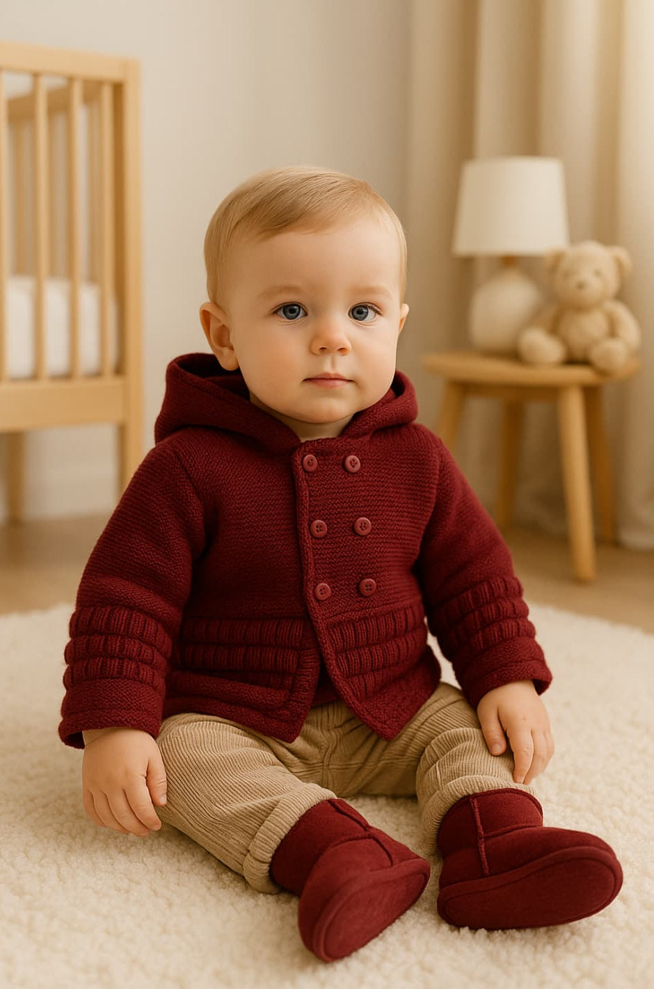 Abrigo para bebé con capucha ALMA PETIT 211100308