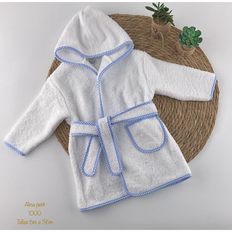 Albornoz bebé con capucha ALMA PETIT 421101000
