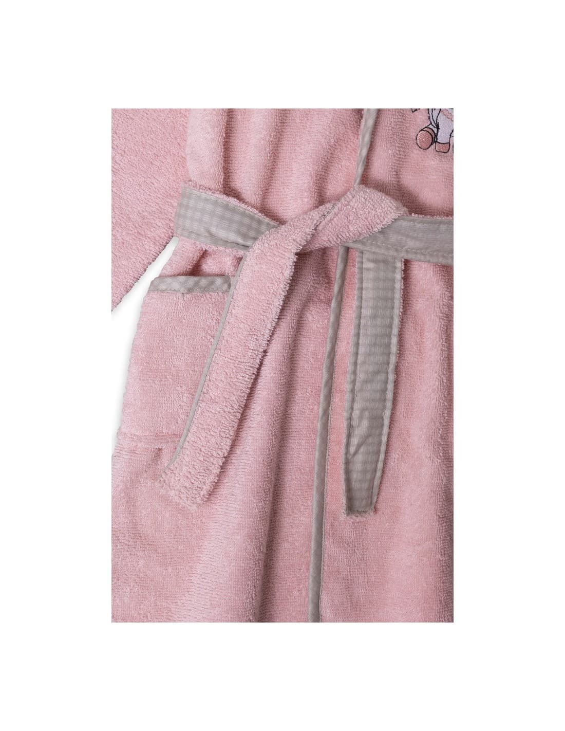 Albornoz infantil Interbaby talla 10-12 521105150  – Suavidad, color y comodidad para después del baño