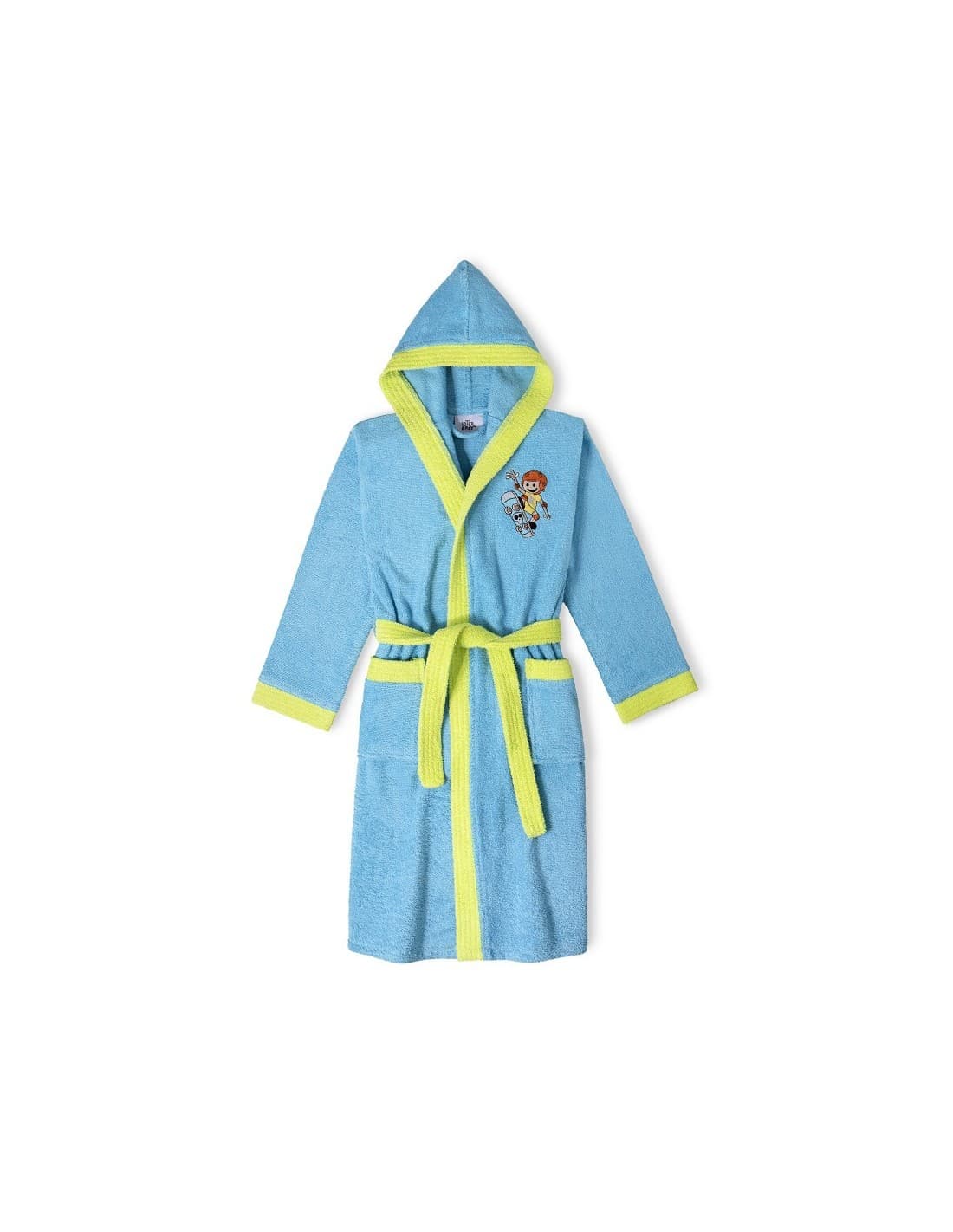 Albornoz infantil Interbaby talla 2–4 521105151 – Suavidad, color y comodidad para después del baño