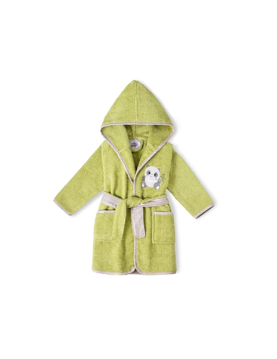 Albornoz infantil Interbaby talla 2–4 521105151 – Suavidad, color y comodidad para después del baño