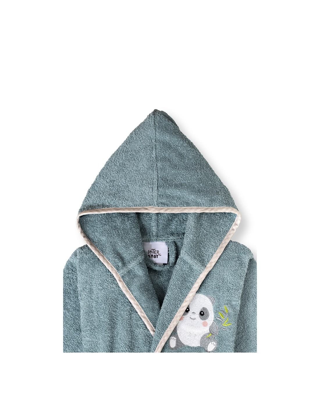 Albornoz infantil Interbaby talla 6-8 521151500 – Suavidad, color y comodidad para después del baño