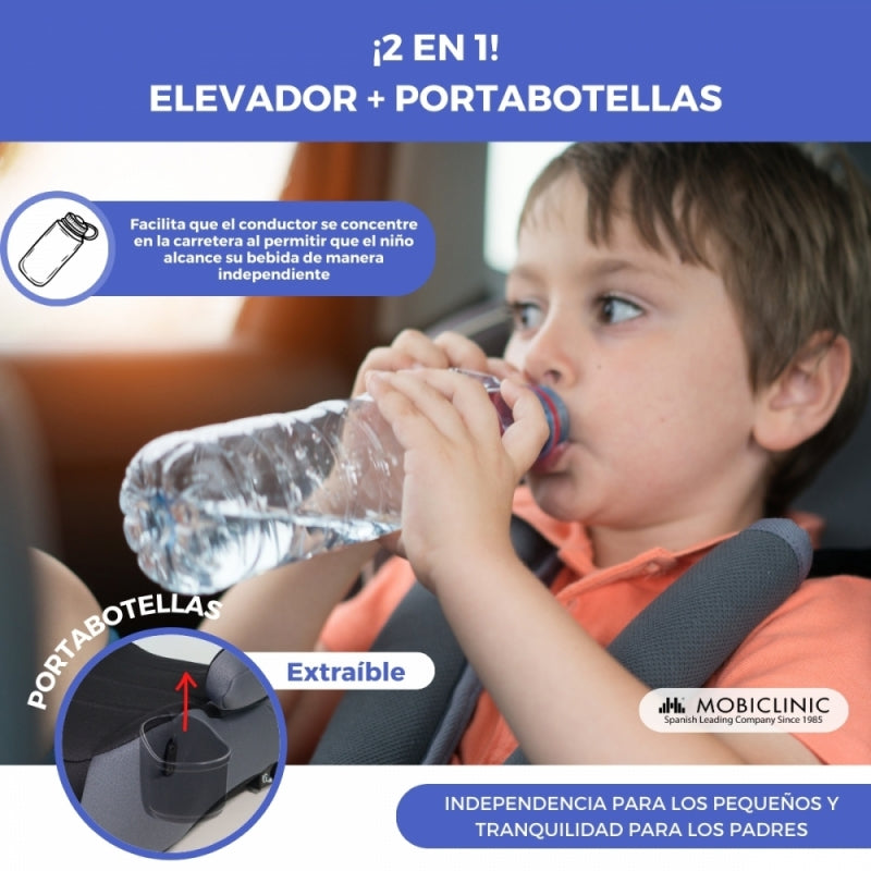 Elevador coche infantil LionFix Basic IsoFix i-Size 125-150 cm Seguridad y confort