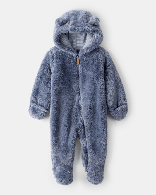 Astronauta de sherpa azul