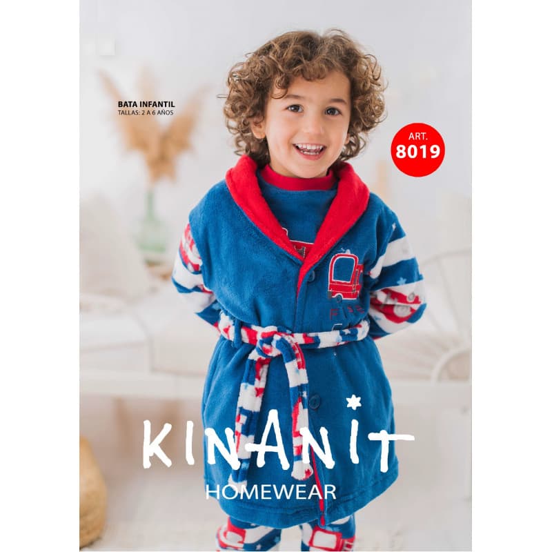 Bata Infantil Niño Kinanit camión 8019