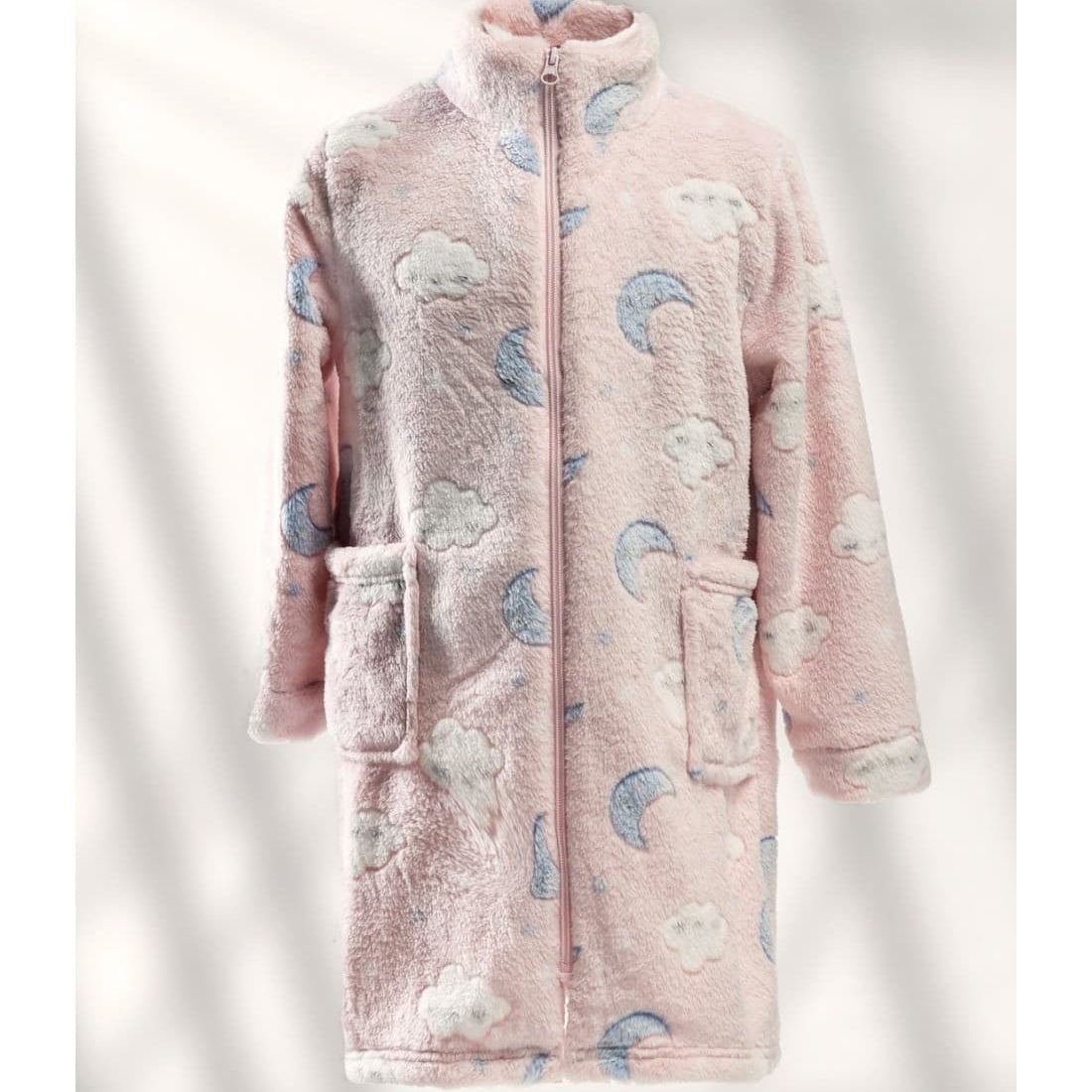 Roupão juvenil em lã coral para menina Stars 8127 Kinanit