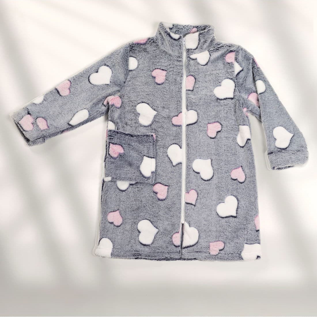 Peignoir enfant extra-doux en Coraline avec ceinture Nacarina Kinanit 8062