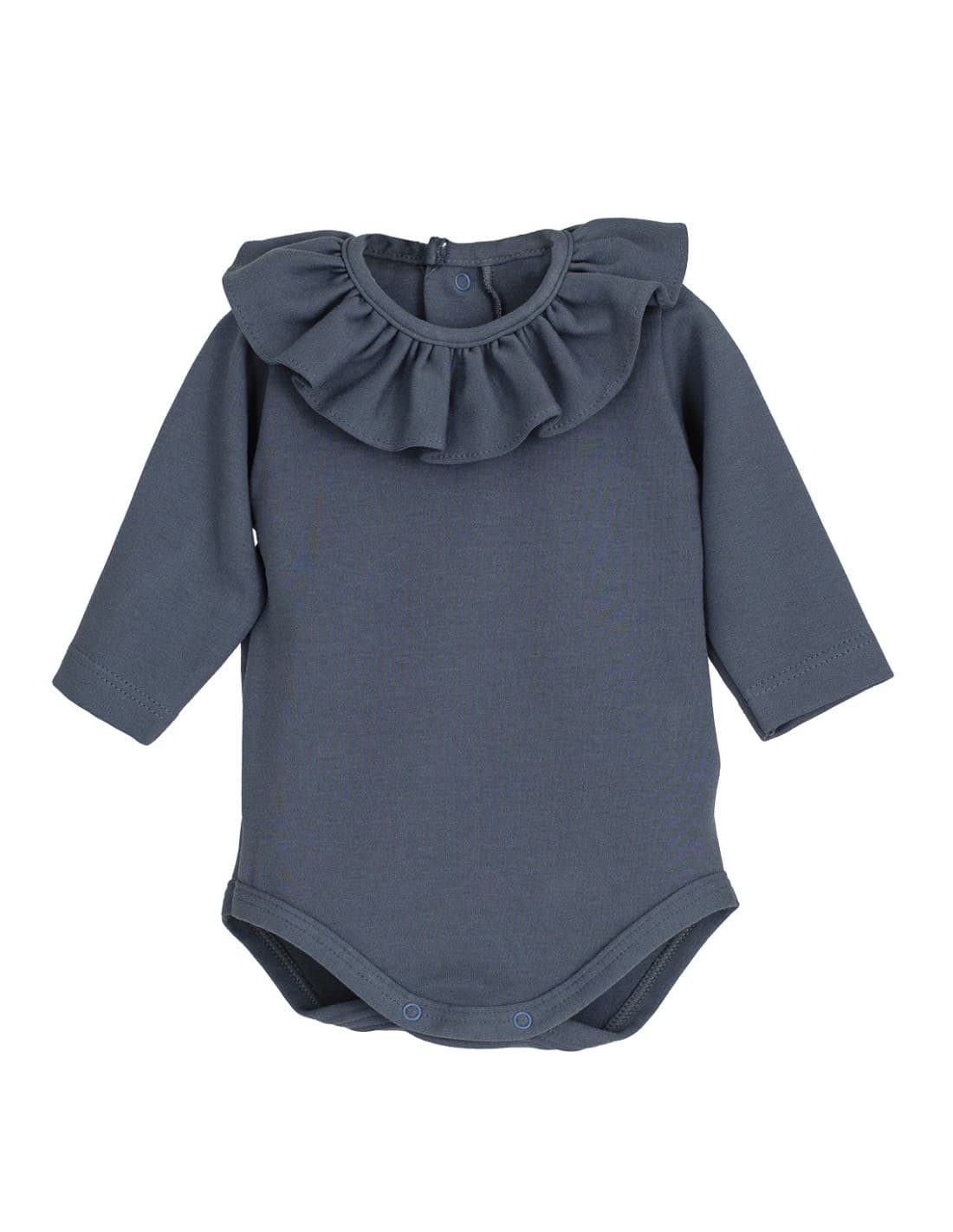 Calamaro 521119125 Body d'hiver pour bébé avec col à volants 