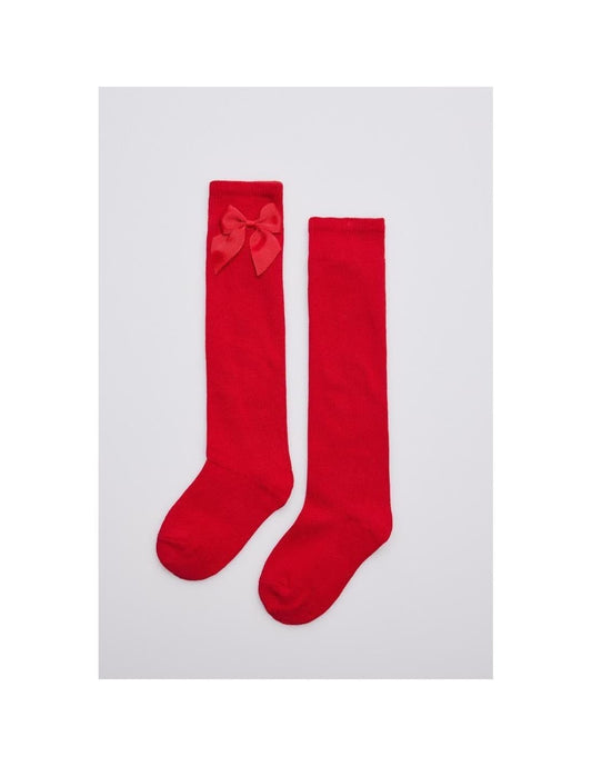 Calcetín infantil con lazo Ysabel Mora 02820
