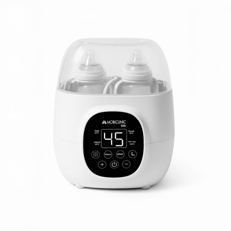 Calienta Biberones Doble Bibidu 6 en 1 Mobiclinic Práctico, seguro y multifunción
