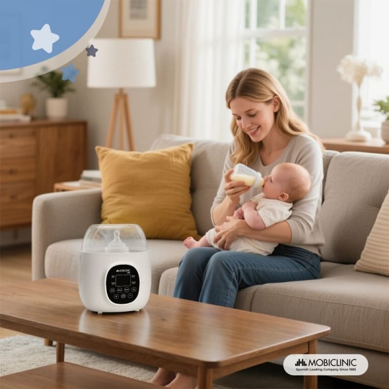 Calienta Biberones Doble Bibidu 6 en 1 Mobiclinic Práctico, seguro y multifunción