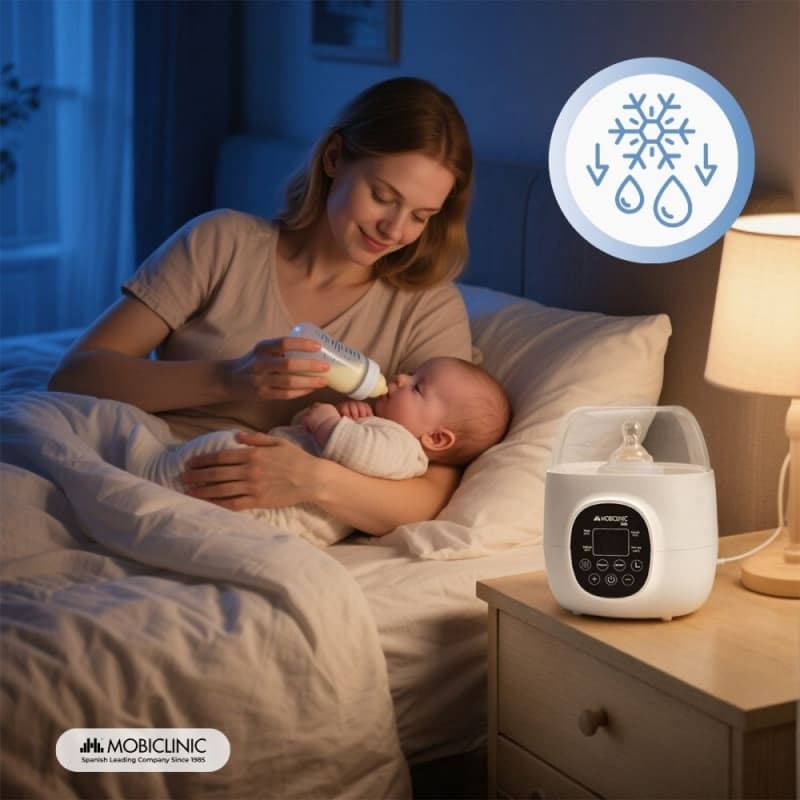 Calienta Biberones Doble Bibidu 6 en 1 Mobiclinic Práctico, seguro y multifunción