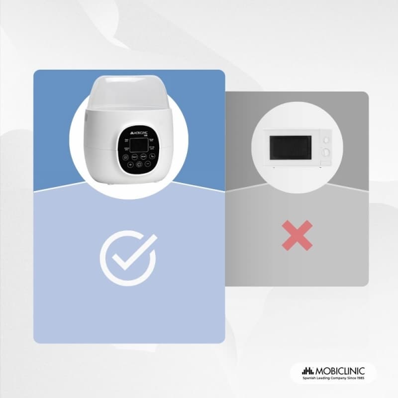 Calienta Biberones Doble Bibidu 6 en 1 Mobiclinic Práctico, seguro y multifunción