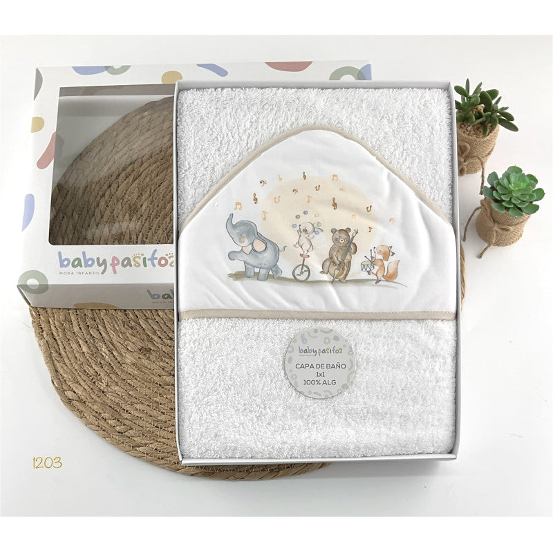 Capa de baño bebé BABY PASITOS Músicos 421001203