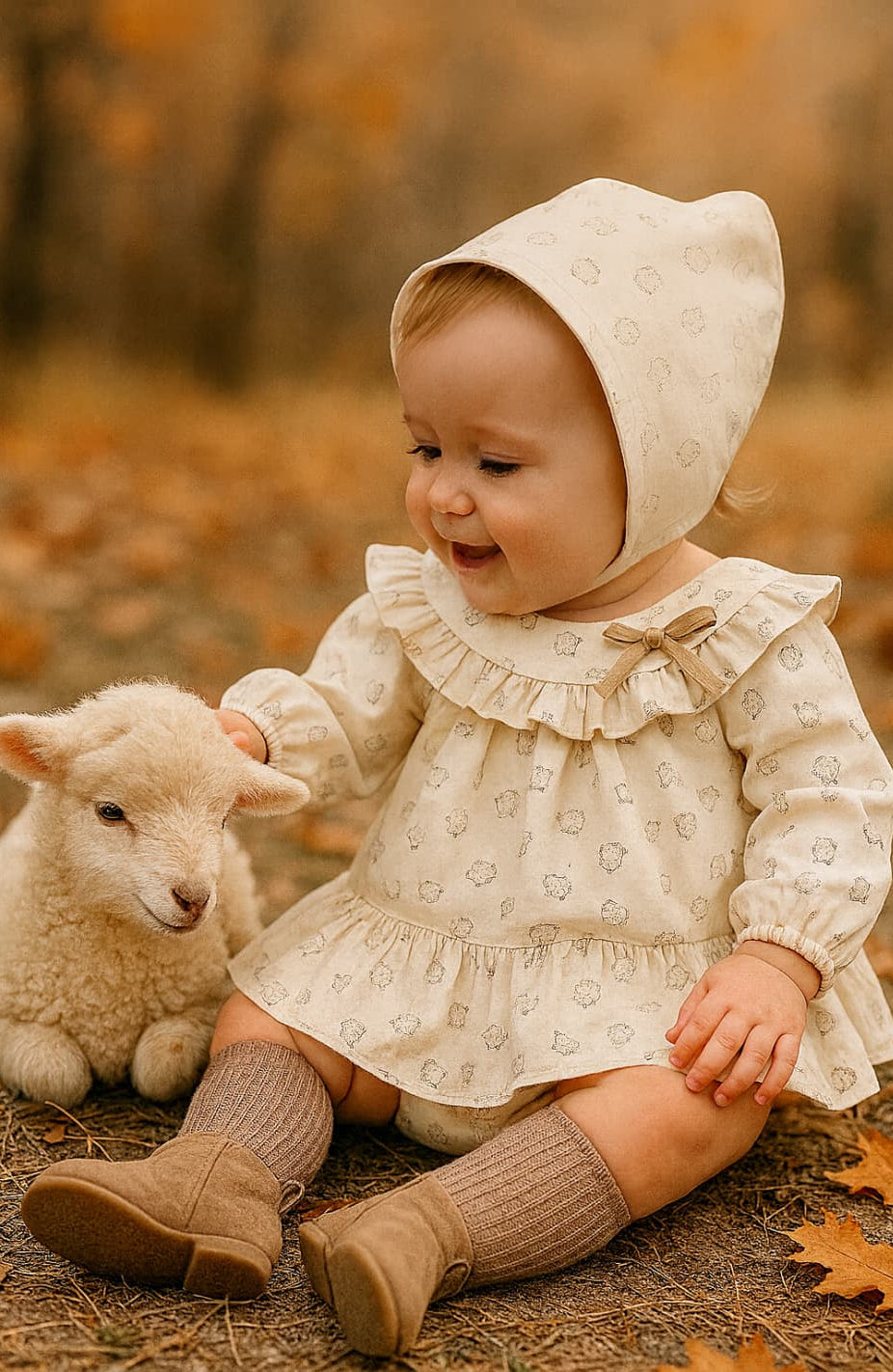 Jesusito bebé de dos piezas ovejitas Baby Ferr 25403