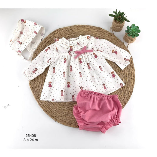 Chambrita de Bebé con Gorro y Braga Baby Ferr 522125406 (3 a 24 meses)