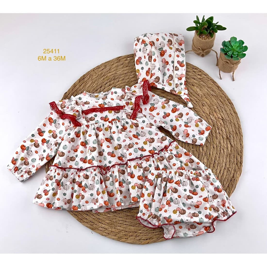 Conjunto de casaco Baby Ferr 522125411 com gorro e cueca