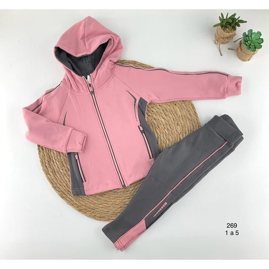 Chándal Infantil Niña Interior Afelpado 522100269 Suavidad, Estilo y Comodidad (1 a 5 años)