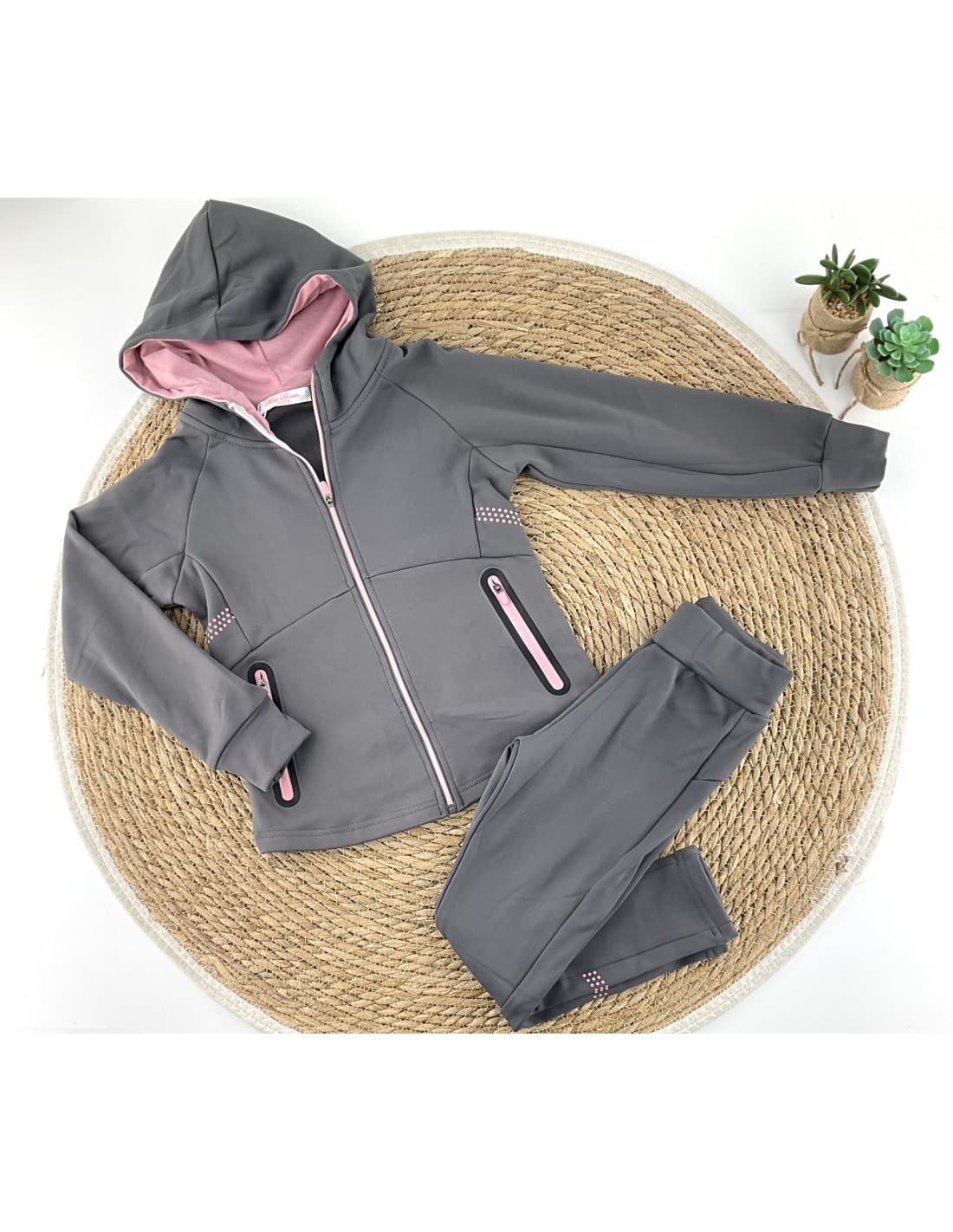 Survêtement fille avec veste et pantalon 522100270