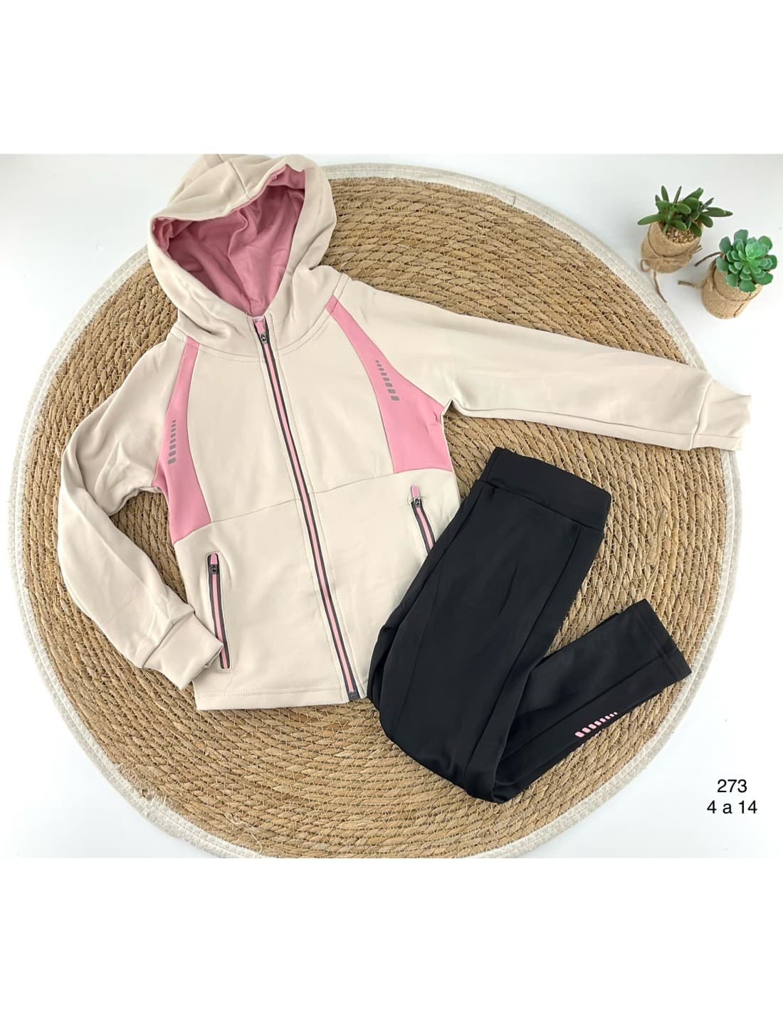 Survêtement en peluche pour fille 522100273 Confort, douceur et style (4 à 14 ans)