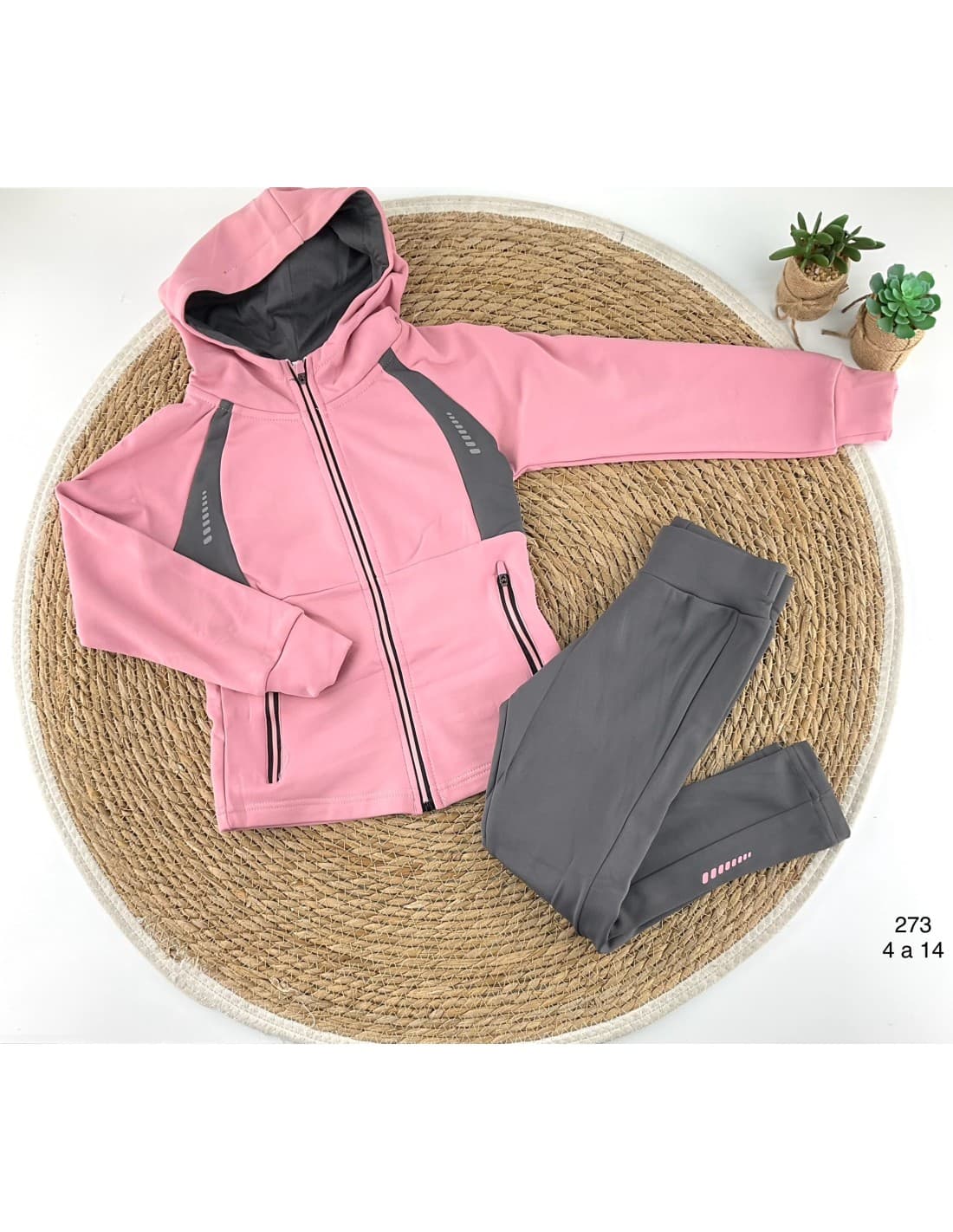 Survêtement en peluche pour fille 522100273 Confort, douceur et style (4 à 14 ans)