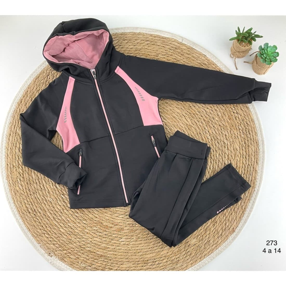 Survêtement en peluche pour fille 522100273 Confort, douceur et style (4 à 14 ans)