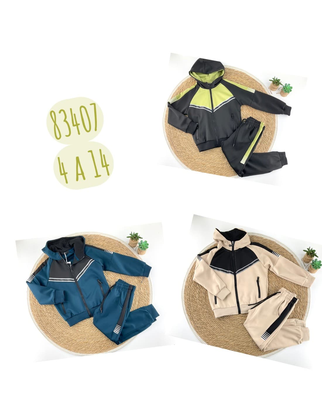 Chándal para Niño con Chaqueta y Pantalón  522183407 (4 a 14 años)