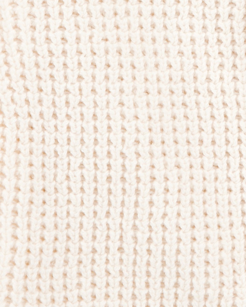 Chaqueta punto canalé capucha diseño oso
