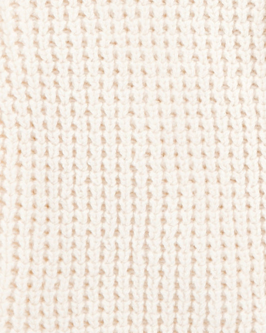 Chaqueta punto canalé capucha diseño oso