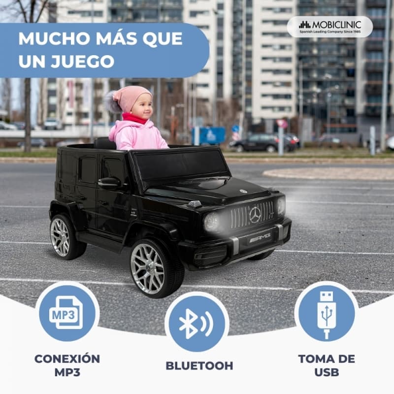 Coche eléctrico infantil Mercedes-Benz AMG con mando a distancia y multimedia Mobiclinic MDF-00012/08