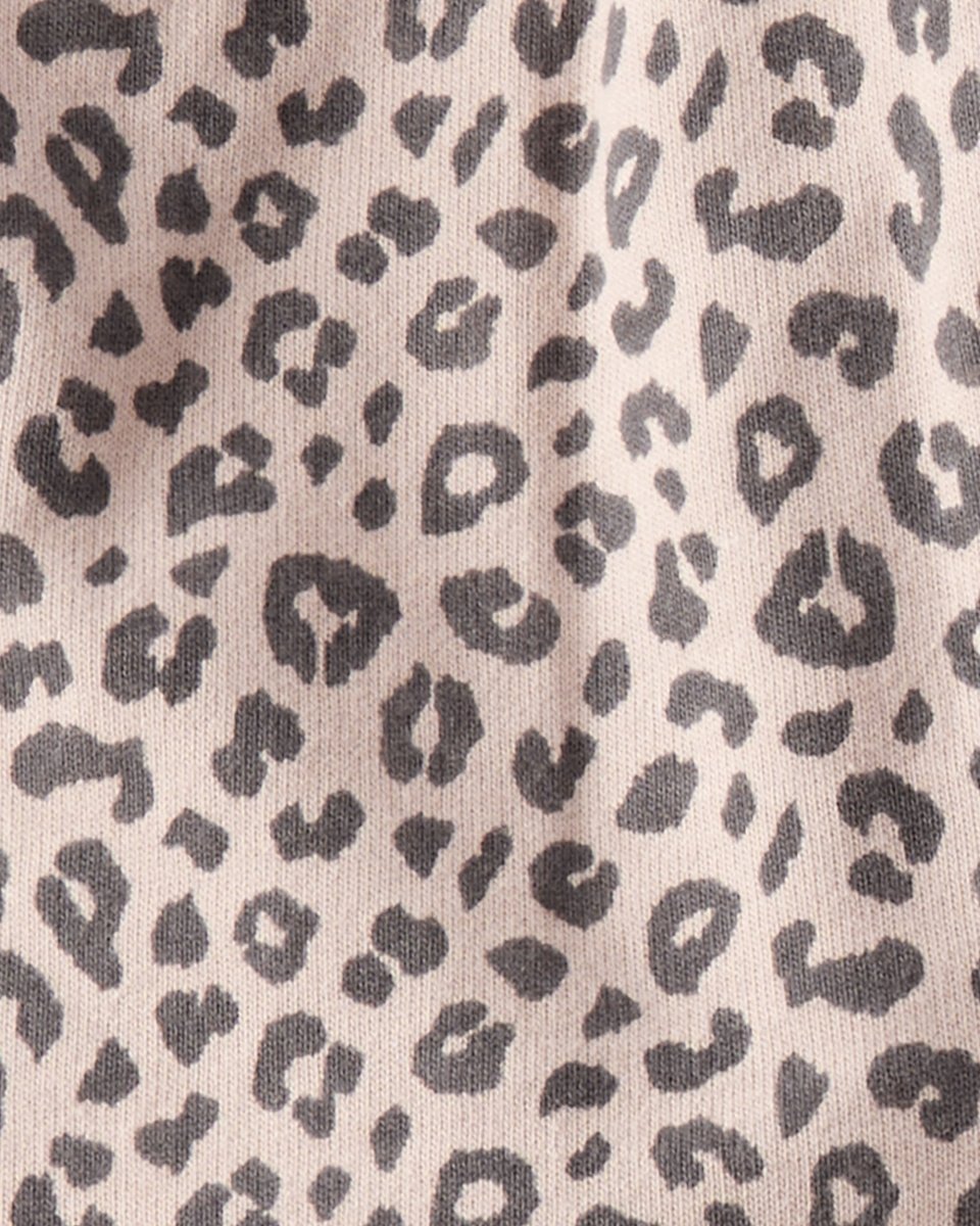 Conjunto 3 piezas con chaleco de leopardo y orejitas 3D