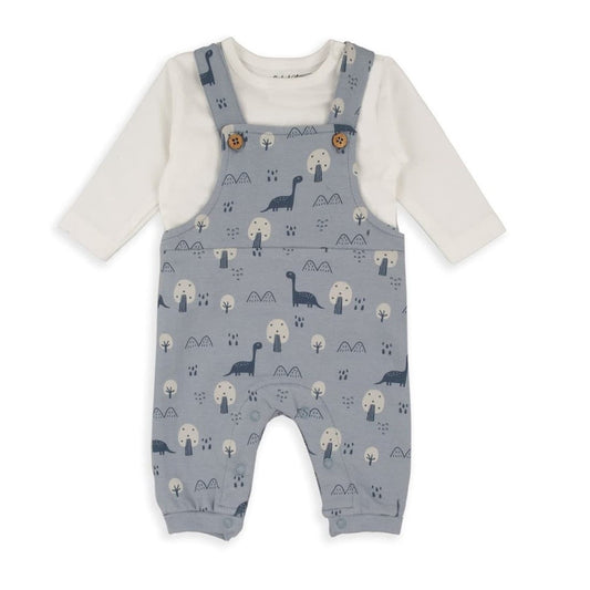 Ensemble bébé 2 pièces Babybol 522150429 – T-shirt et salopette dinosaure 