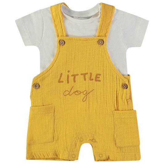 Conjunto peto bebé amarillo “Little Dog” Babybol 622060057
